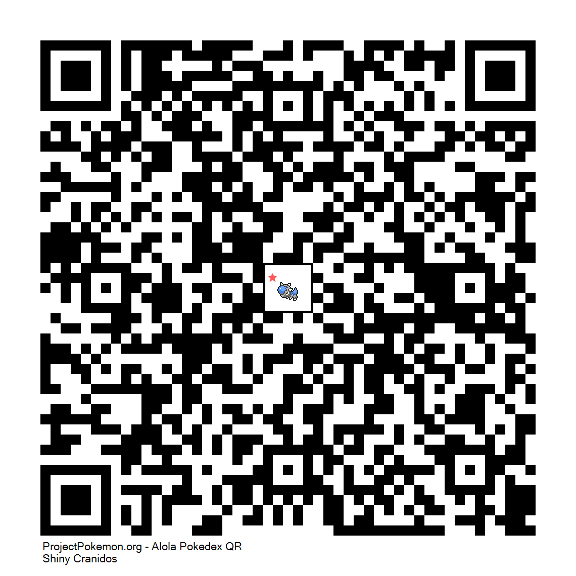 Cdigo QR de Cranidos variocolor